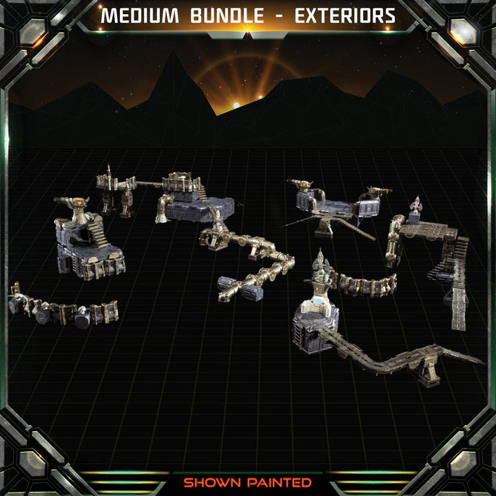 Medium Bundle - Exteriors (Unpainted)